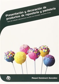 Books Frontpage Presentación y decoración de productos de repostería y pastelería
