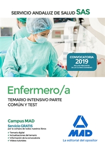 Books Frontpage Enfermero/a del Servicio Andaluz de Salud. Temario intensivo parte común y test