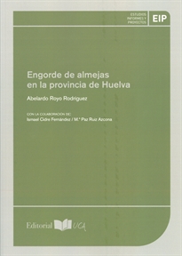 Books Frontpage Engorde de almejas en la provincia de Huelva