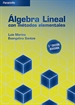 Front pageÁlgebra lineal con métodos elementales. 3a. Edición