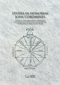 Books Frontpage Studia in honorem Joan Coromines