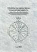 Front pageStudia in honorem Joan Coromines