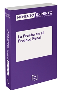Books Frontpage Memento Experto La Prueba en el Proceso Penal