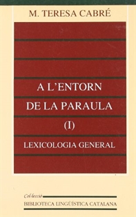 Books Frontpage A l'entorn de la paraula (I): lexicologia general