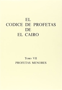 Books Frontpage El Códice de profetas de El Cairo, 7: profetas menores