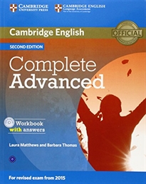 Books Frontpage Complete Advanced Workbook with answers with Audio CD 2nd Edition