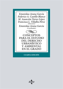 Books Frontpage Conceptos para el estudio del Derecho urbanístico y ambiental en el grado