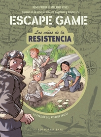 Books Frontpage Escape Game. Los niños de la Resistencia. La evasión del aviador inglés