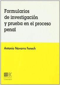 Books Frontpage Formularios de investigación y prueba en el proceso penal