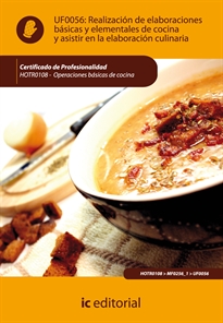 Books Frontpage Realización de elaboraciones básicas y elementales de cocina y asistir en la elaboración culinaria