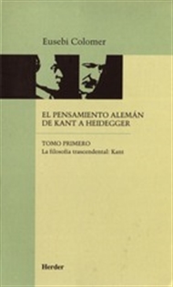 Books Frontpage El pensamiento alemán de Kant a Heidegger tomo I