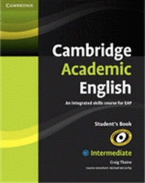 Books Frontpage Cambridge Academic English B1+ Intermediate Student's Book