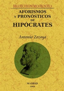 Books Frontpage Aforismos y pronósticos de Hipócrates