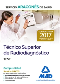 Books Frontpage Técnico Superior de Radiodiagnóstico del Servicio Aragonés de Salud. Test