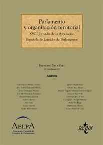 Books Frontpage Parlamento y organización territorial