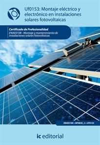 Books Frontpage Montaje eléctrico y electrónico en instalaciones solares fotovoltáicas