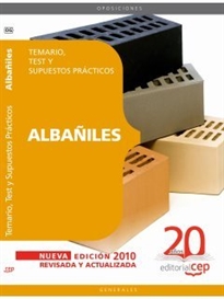 Books Frontpage Albañiles. Temario, Test y Supuestos Prácticos