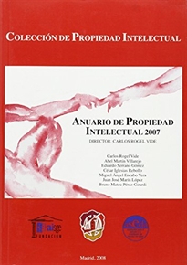 Books Frontpage Anuario de Propiedad Intelectual 2007
