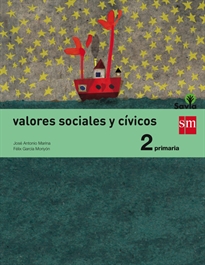 Books Frontpage Valores sociales y cívicos. 2 Primaria. Savia