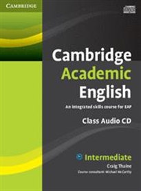 Books Frontpage Cambridge Academic English B1+ Intermediate Class Audio CD