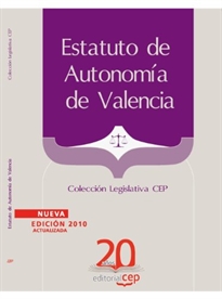 Books Frontpage Estatuto de Autonomía de Valencia