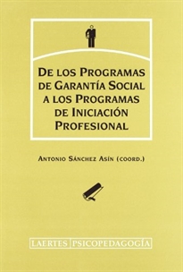 Books Frontpage De los programas de garantía social a los programas de iniciación profesional