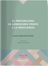 Books Frontpage El Preconcurso De Acreedores Frente A La Insolvencia