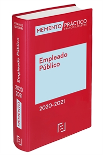 Books Frontpage Memento Empleado Público  2020-2021