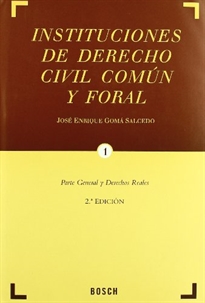 Books Frontpage Instituciones de Derecho Civil Común y Foral