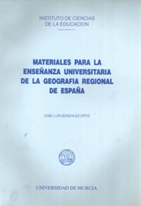 Books Frontpage Materiales para la Enseñanza Universitaria de la Geografía Regional de España