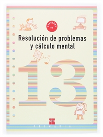 Books Frontpage Cuaderno 13 de resolución de problemas y cálculo mental. 5 Primaria