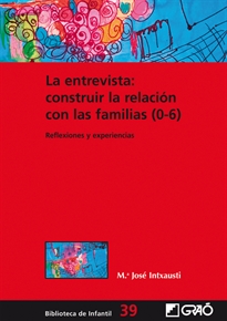 Books Frontpage La entrevista: construir la relación con las familias (0-6)