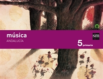 Books Frontpage Música. 5 Primaria. Savia. Andalucía