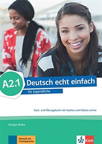 Books Frontpage Deutsch echt einfach! a2.1, libro del alumno y libro de ejercicios con audio online