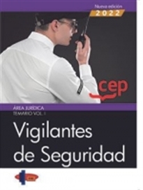 Books Frontpage Vigilantes de Seguridad. Área Jurídica. Temario Vol. I