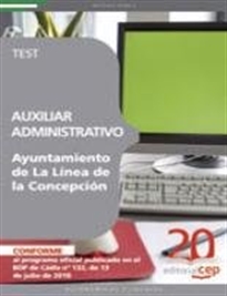 Books Frontpage Auxiliar Administrativo de la Línea de la Concepción. Test