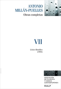 Books Frontpage Millán-Puelles. VII. Obras completas