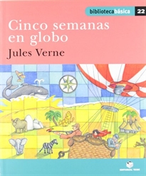 Books Frontpage Biblioteca Básica 022 - Cinco semanas en globo -Jules Verne-