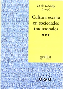 Books Frontpage Cultura escrita en sociedades tradicionales