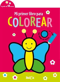 Books Frontpage MI Primer Libro Para Colorear- Mariposa