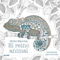 Books Frontpage Reino animal. Miniaturas par colorear