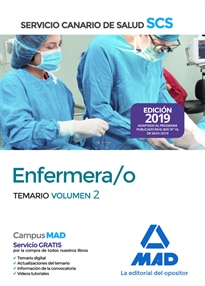 Books Frontpage Enfermera/o del Servicio Canario de Salud. Temario volumen 2