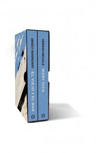 Books Frontpage Twins Melville-Hemingway (estuche con Moby Dick | El viejo y el mar)
