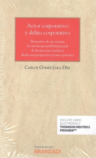 Books Frontpage Actor corporativo y delito corporativo (Papel + e-book)
