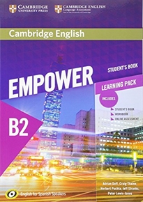 Books Frontpage Cambridge English Empower for Spanish Speakers B2 Learning Pack (Student's Book with Online Assessment and Practice and Workbook)