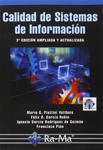 Books Frontpage Calidad de sistemas de información. 3ª edición ampliada y actualizada