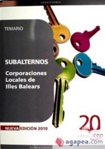 Books Frontpage Subalternos Corporaciones Locales de Illes Balears. Temario