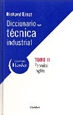 Portada del libro Diccionario de la técnica industrial