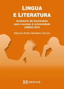 Books Frontpage ABAU 2019. Lingua e literatura. Avaliación de bacharelato para o acceso á Universidade