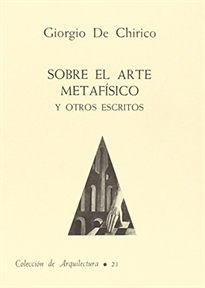 Books Frontpage Sobre el arte metafísico y otros escritos